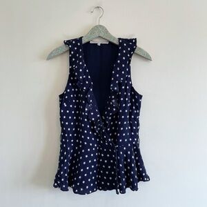 Lovers + Friends Luna Tank Blouse Glory Star Print